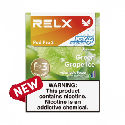 Relx Pod Pro 2 Green Grape Ice