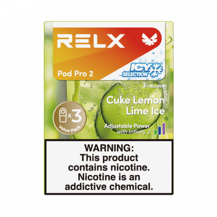 Relx Pod Pro 2 Cuke Lemon Lime Ice