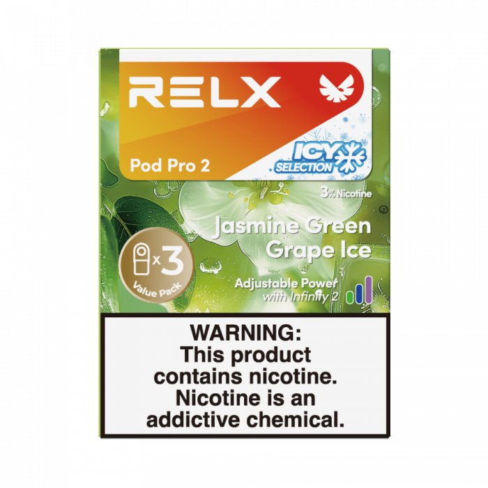 Relx Pod Pro 2 Jasmine Green Grape Ice