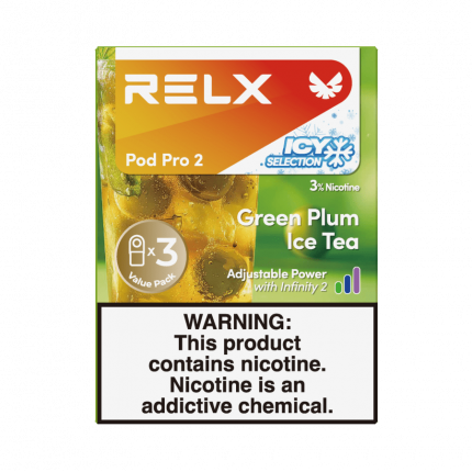 Relx Pod Pro 2 Green Plum Ice Tea