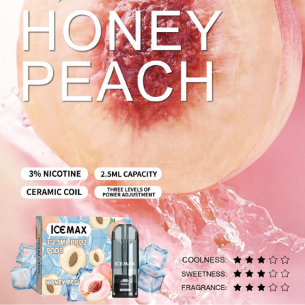 IceMax vape pods - Honey Peach